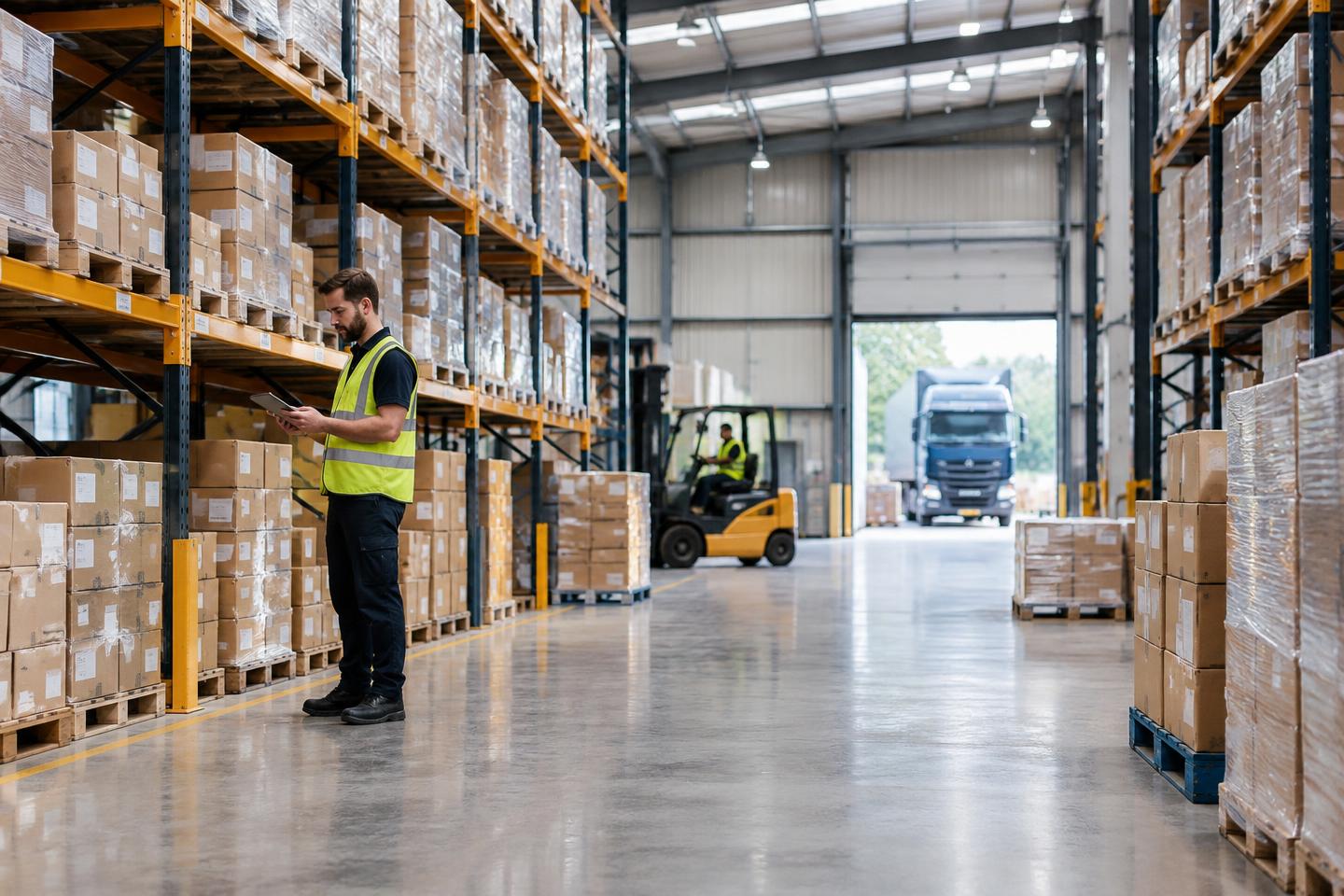 Organised UK wholesale warehouse operation
